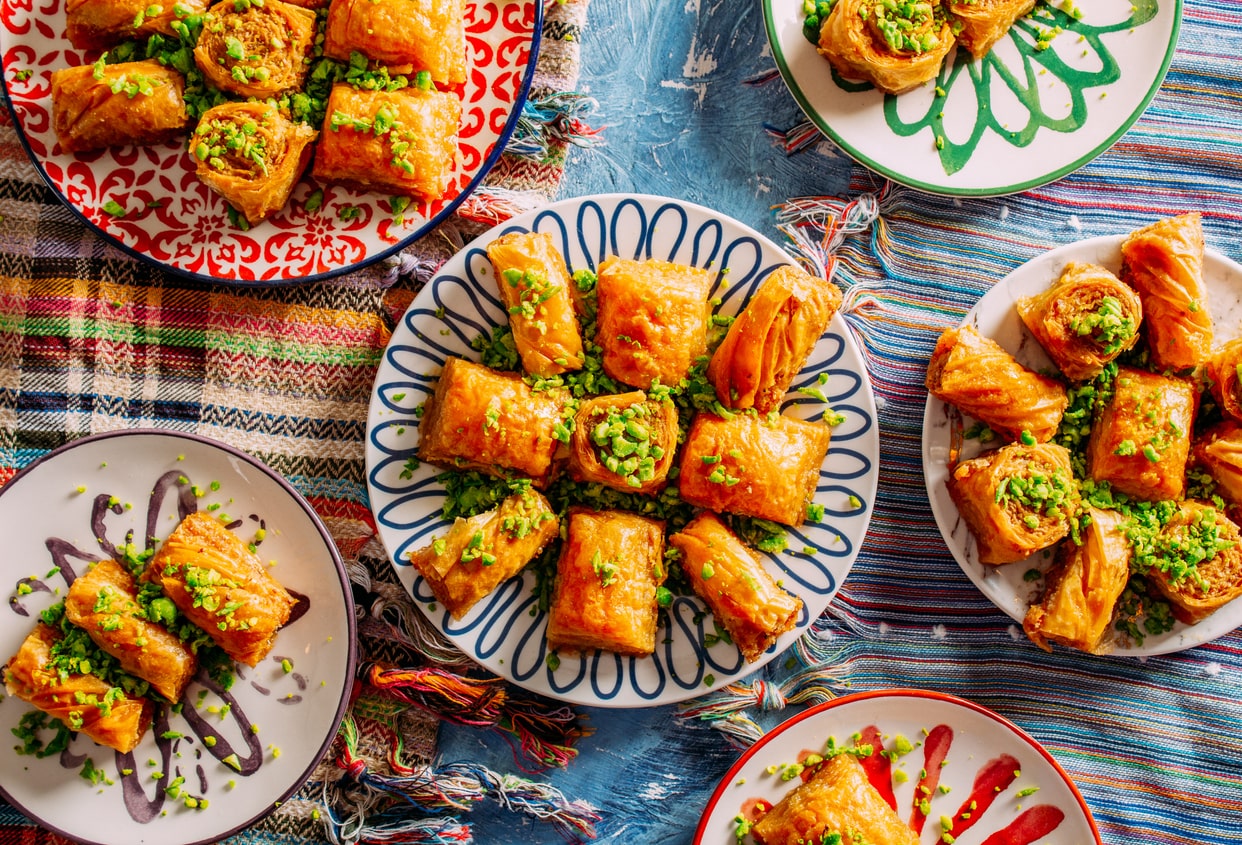 Turkish Dessert Baklava 